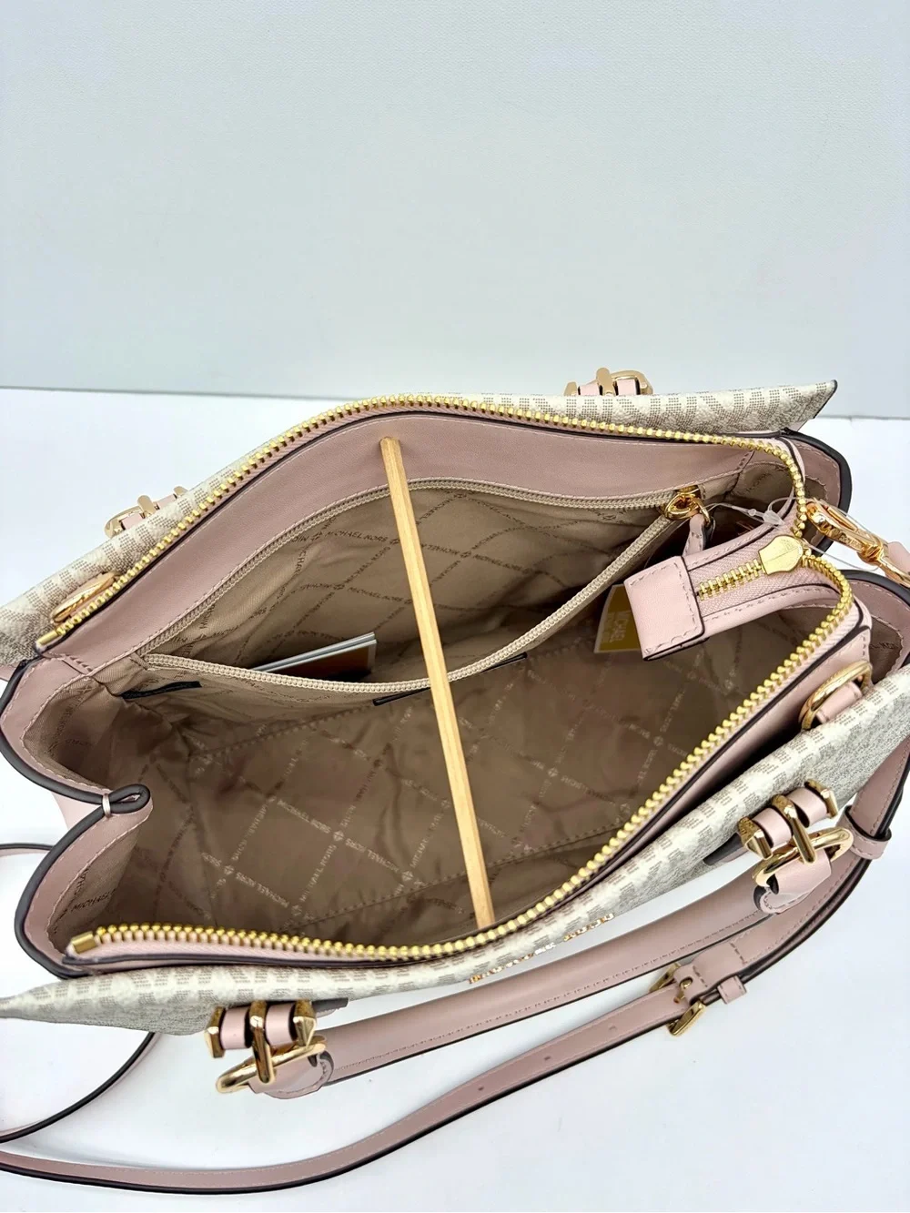 Michael Kors Marilyn Medium Satchel Crossbody Bag And Wallet Set